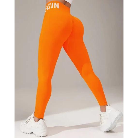 DK- Begin Leggings × - Narancs -