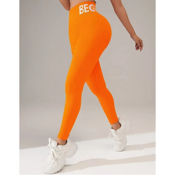 DK- Begin Leggings × - Narancs -