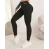 DK- Faith fekete jóga nadrág, leggings - fekete színben -